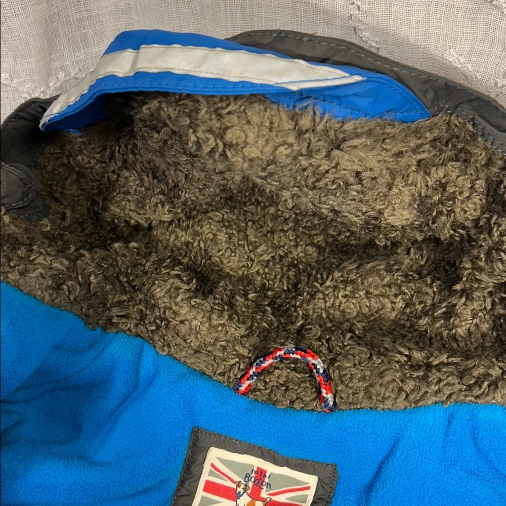 Mini Boden hooded winter jacket K00062 size 6-7y